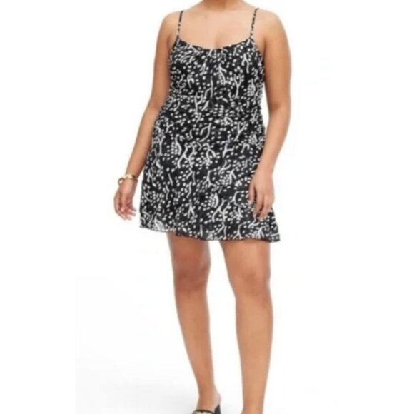 Diane Von Furstenberg x Target Women Black/White Print Ruffle Dress 3X NWT - Picture 1 of 6